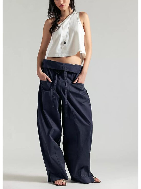 Free People Pants - FREE PEOPLE Fisherman Pants / Washed Black